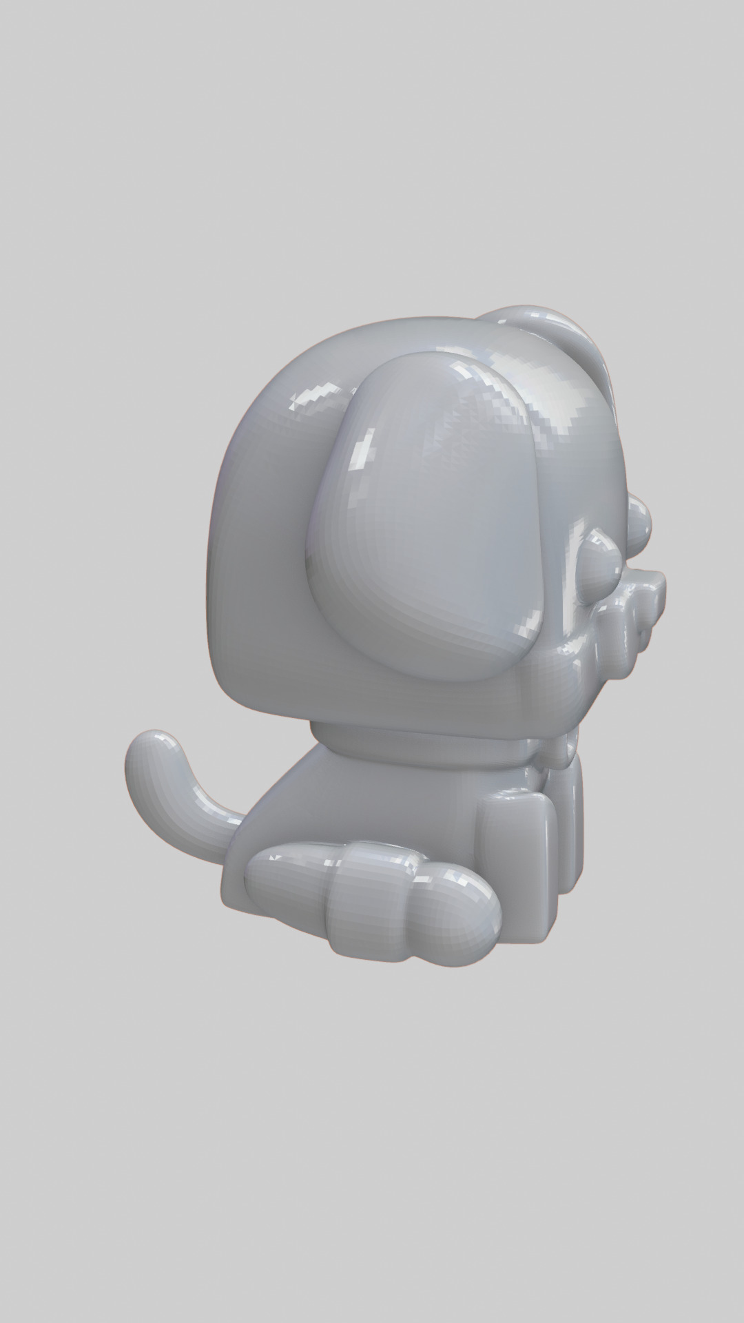 Dog 3D Free Free 3D print model_2