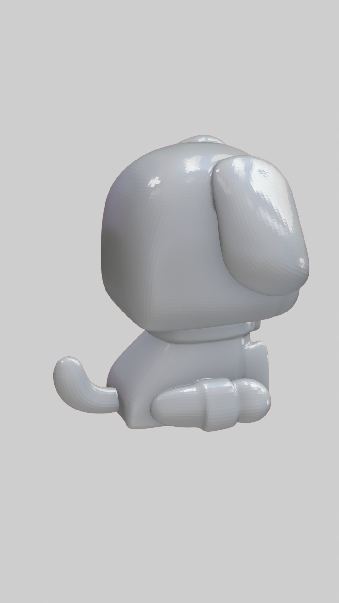 Dog 3D Free Free 3D print model_3