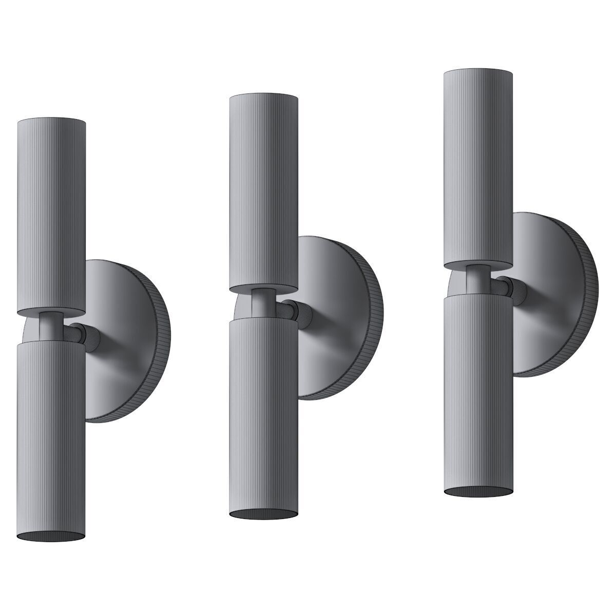 ADA Compliant Lighting - Color Ruler Sconce 3D model_2