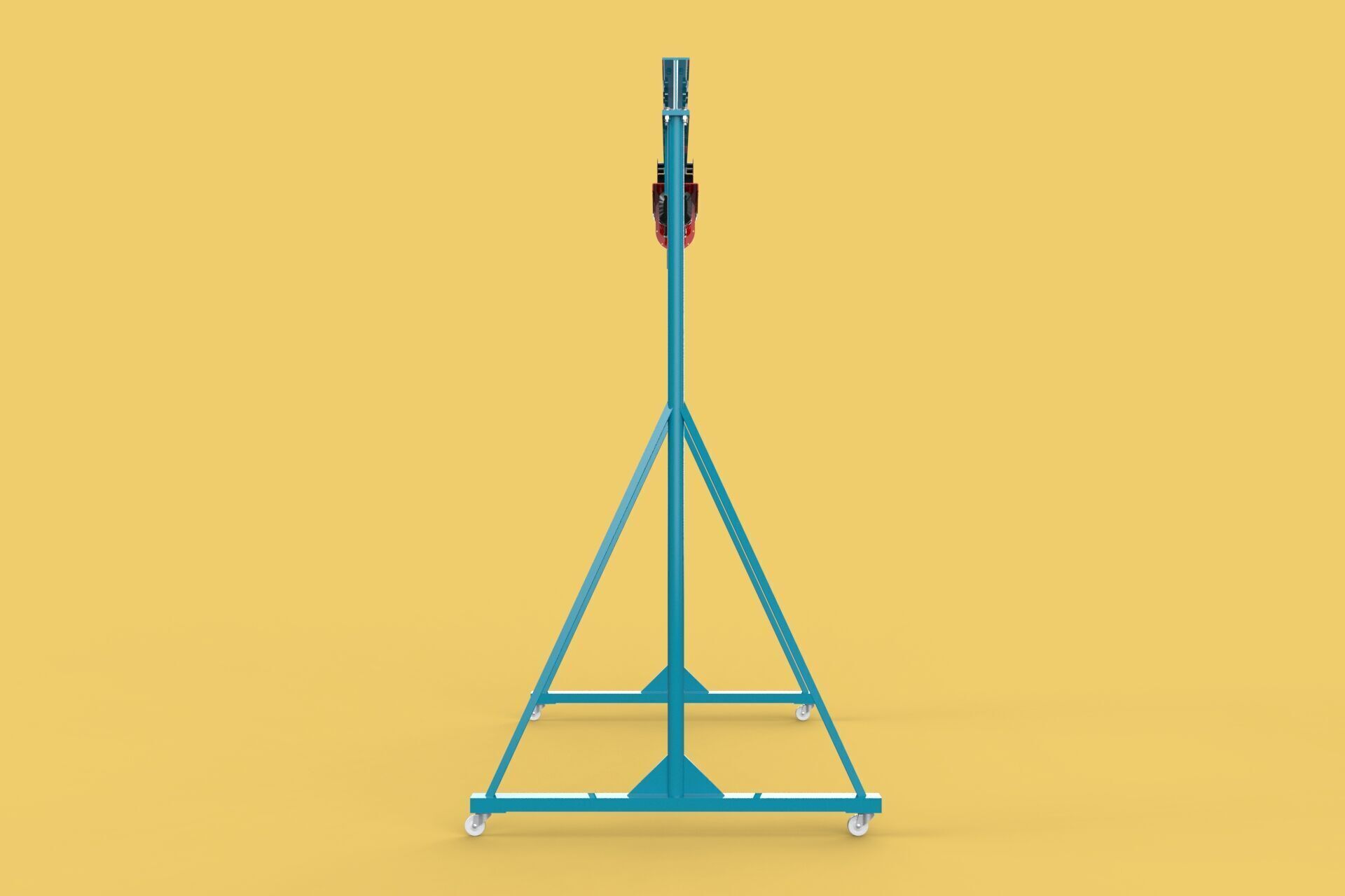 PORTABLE GANTRY CRANE MOBILE LIFTER GIRDER OVERHEAD BRIDGE HOIST 3D model_3