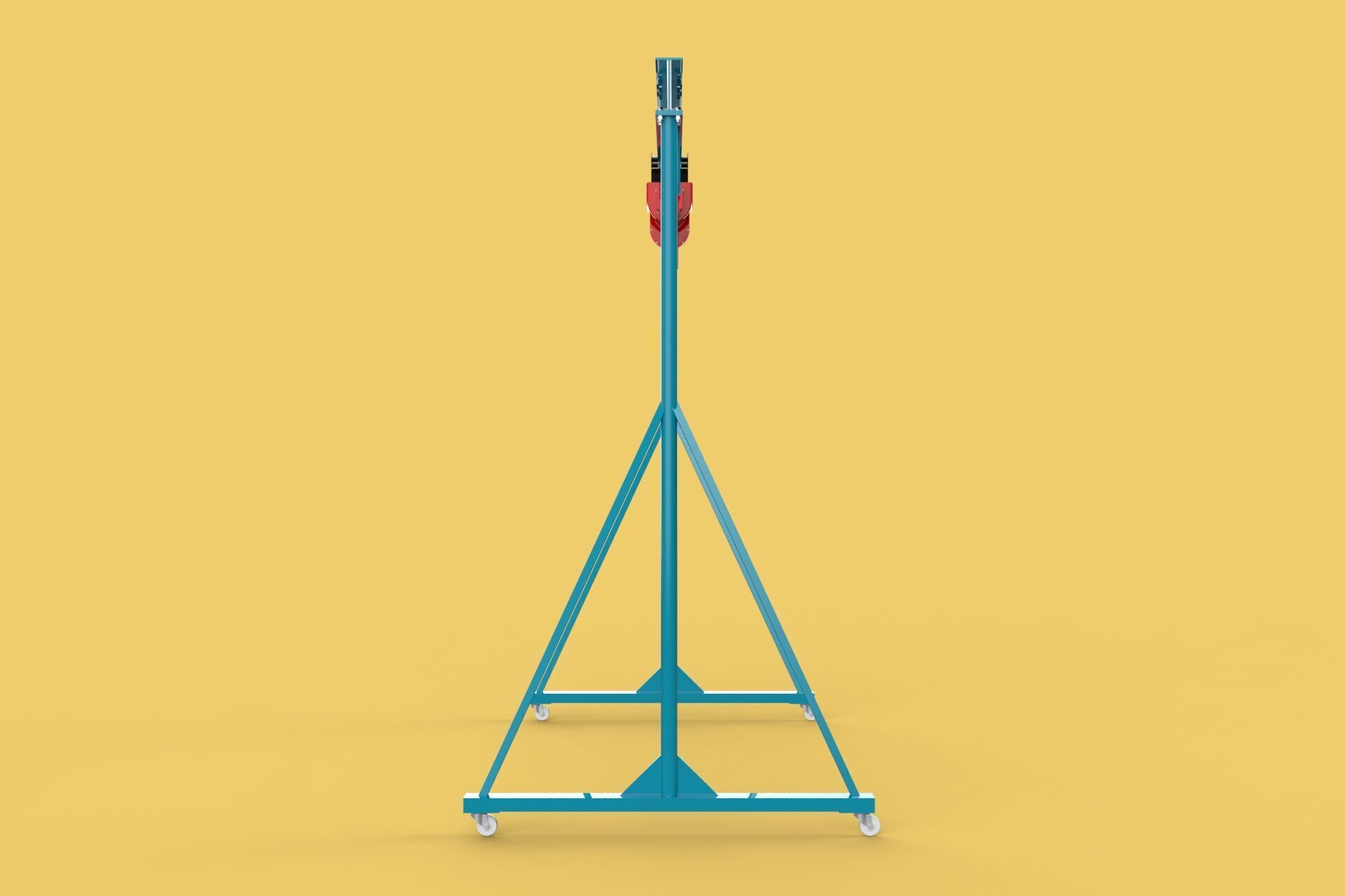 PORTABLE GANTRY CRANE MOBILE LIFTER GIRDER OVERHEAD BRIDGE HOIST 3D model_33