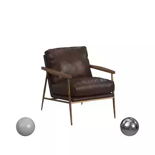 Christopher Club Chair Antique Brown