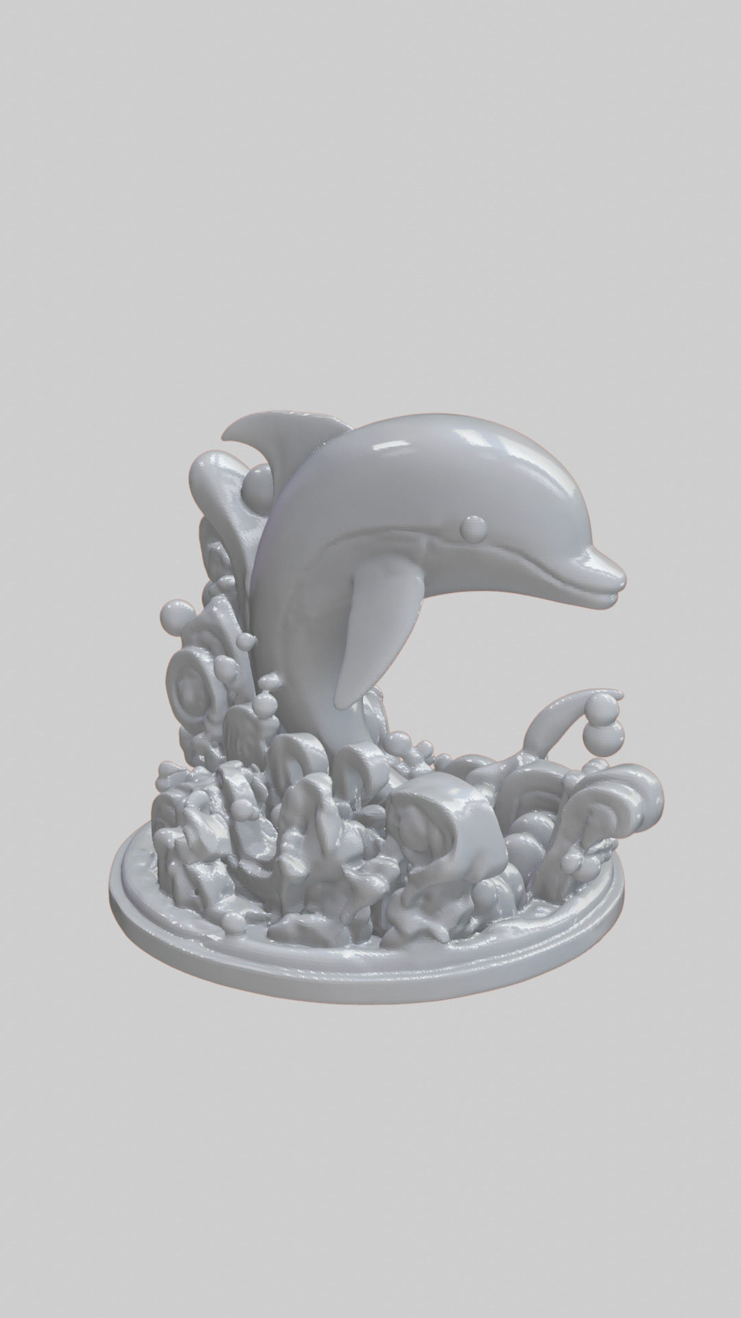 Dolphin 3D Free Free 3D print model_3