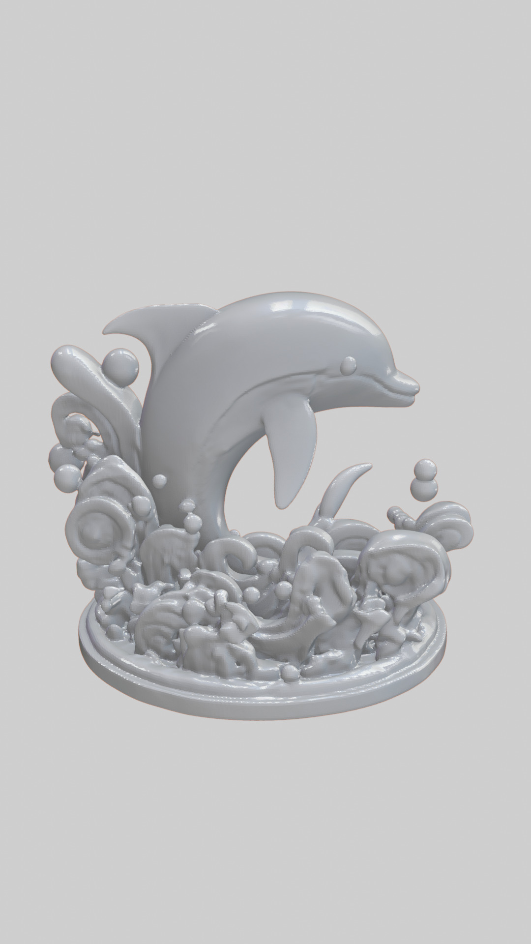 Dolphin 3D Free Free 3D print model_4