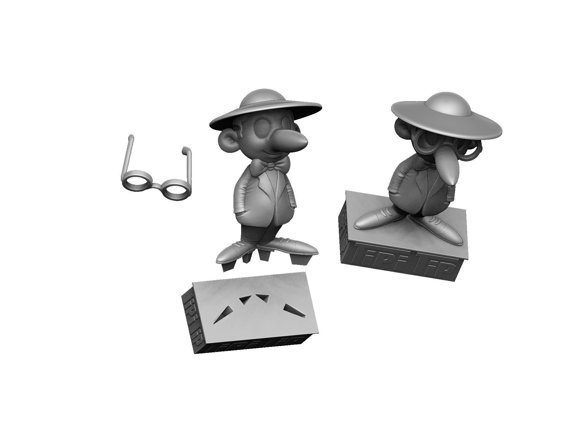 TipiTip 1974 for 3D printing STL 3D print model_26