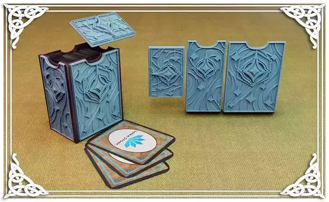 Star glazing card holder 3D print model