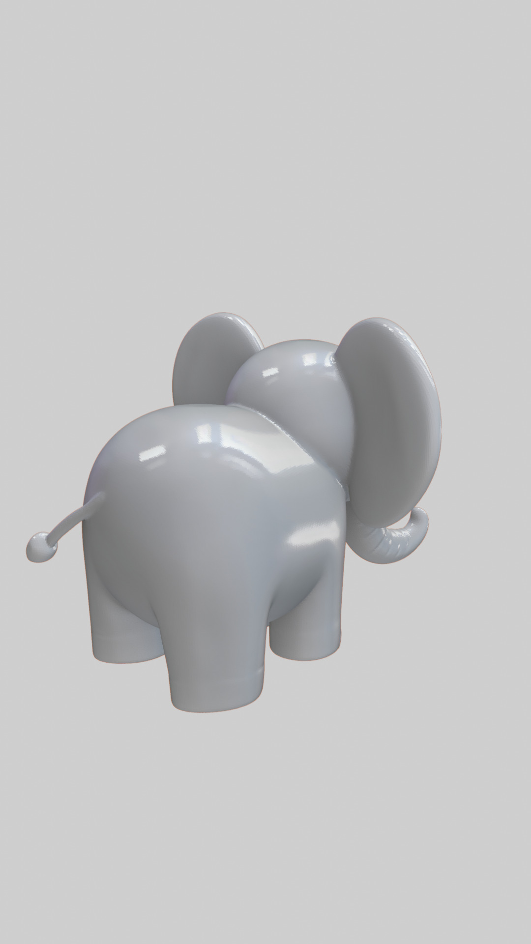 Elephant 3D Free Free 3D print model_3