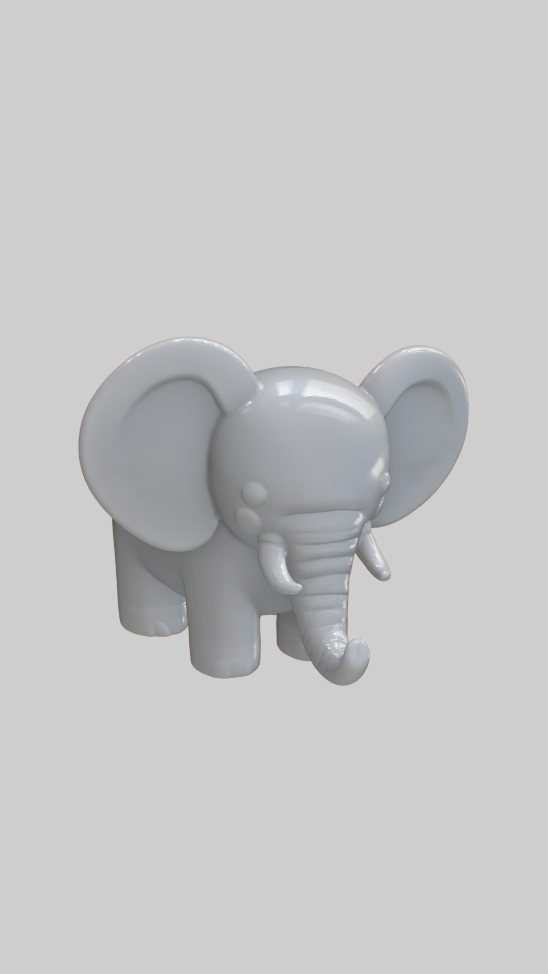 Elephant 3D Free Free 3D print model_1