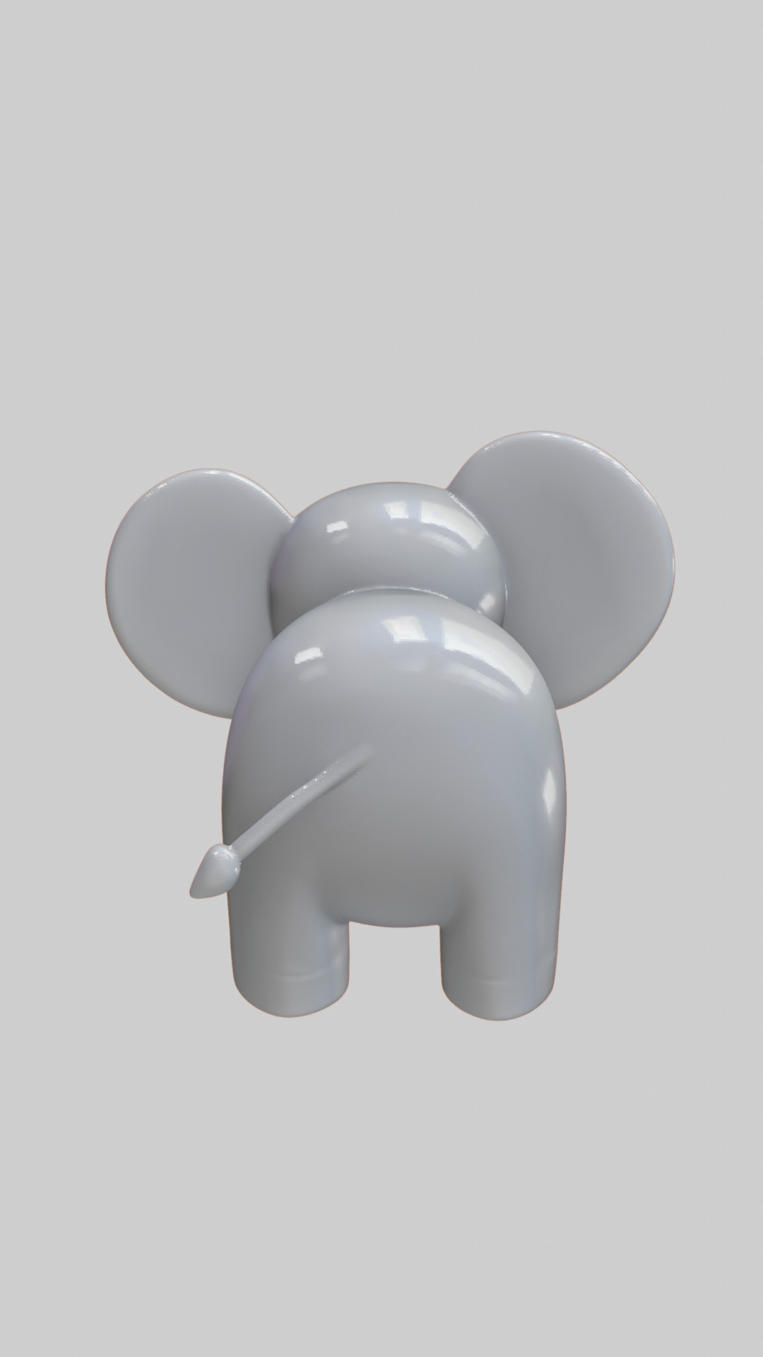 Elephant 3D Free Free 3D print model_4