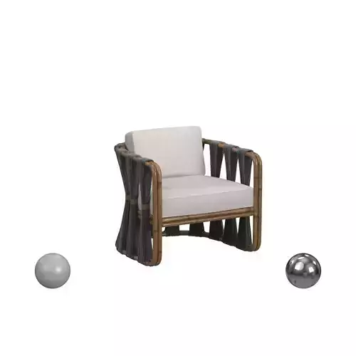 Strings Attached Lounge Chair Dark