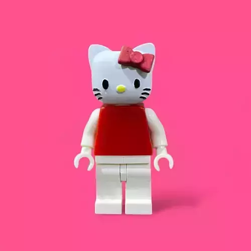 Hello kitty head bricks