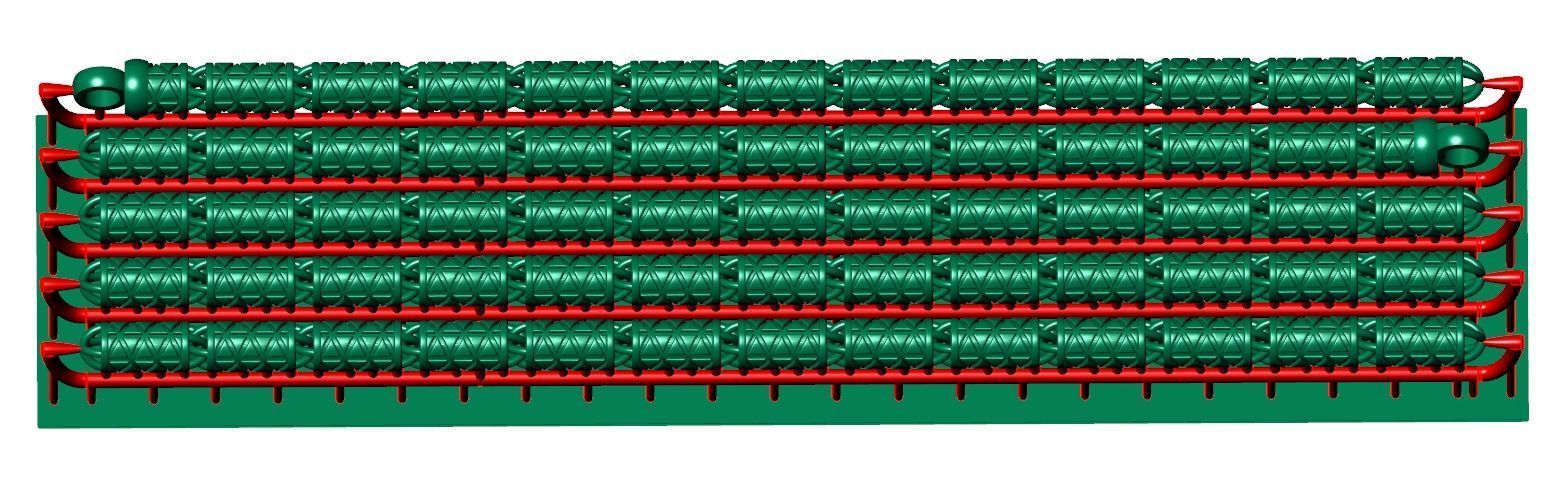 5 Size Top Selling chain with triangle patterns antique 3D Model Collection_6