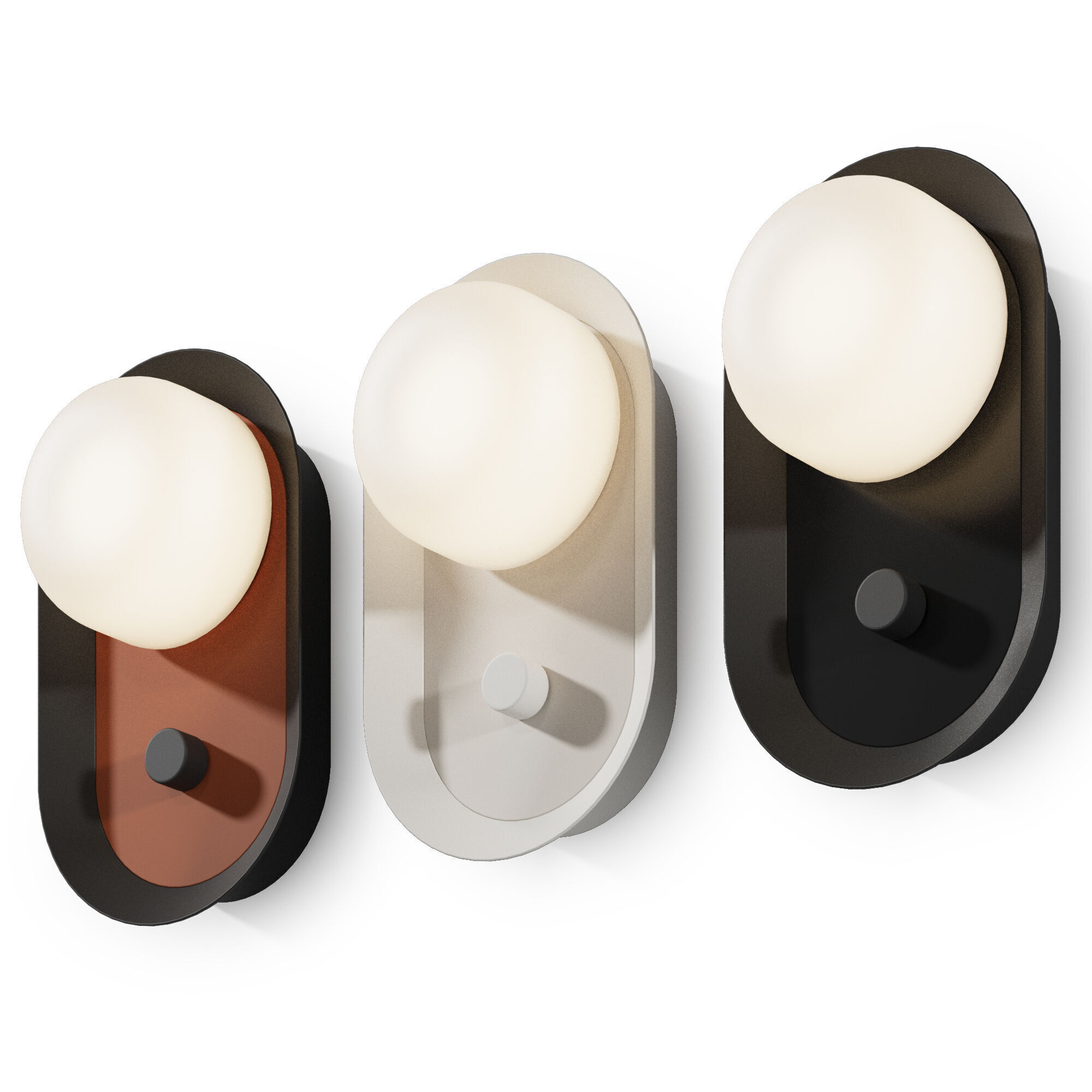 Wall lamp Faro Barcelona Maya 3D model_4