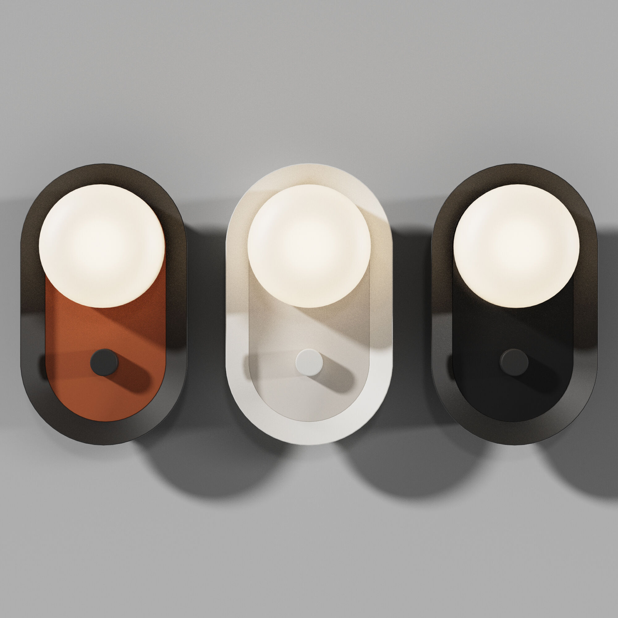 Wall lamp Faro Barcelona Maya 3D model_10