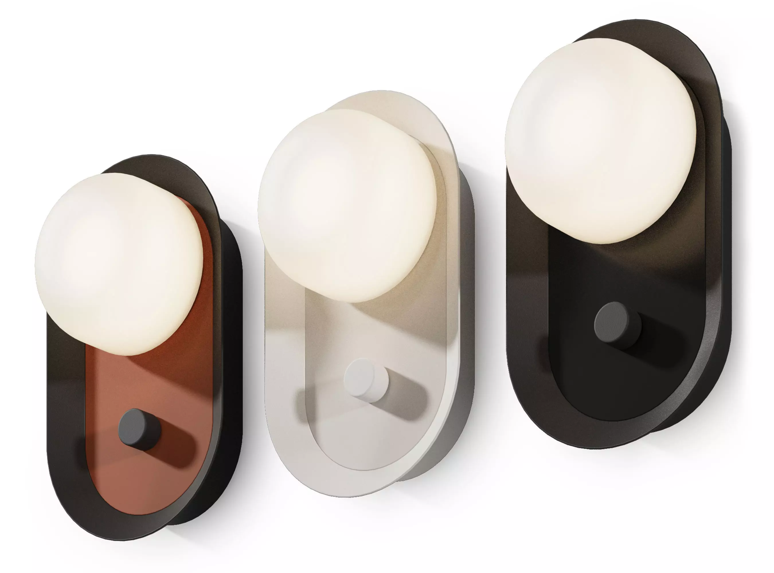 Wall lamp Faro Barcelona Maya 3D model_0