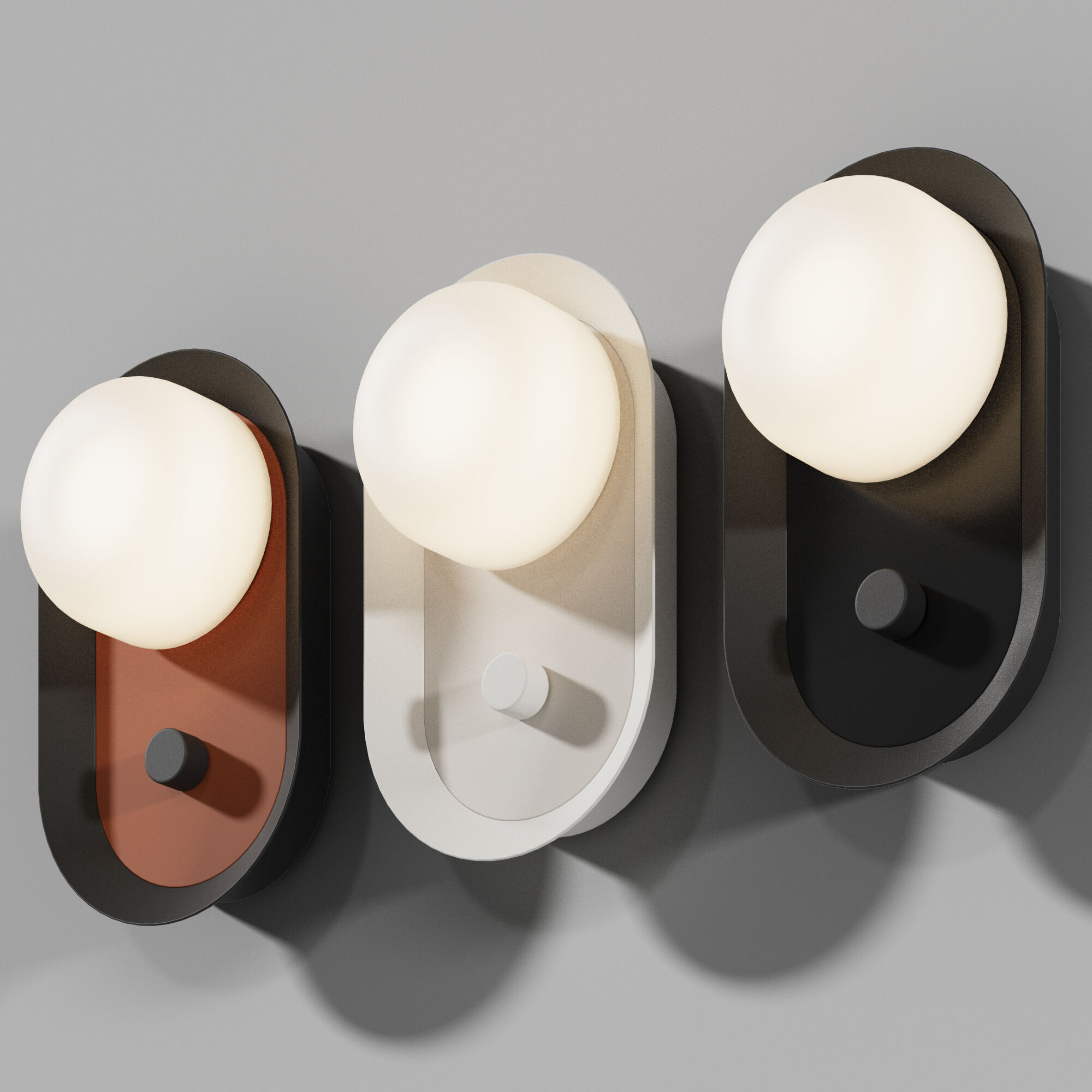 Wall lamp Faro Barcelona Maya 3D model_8