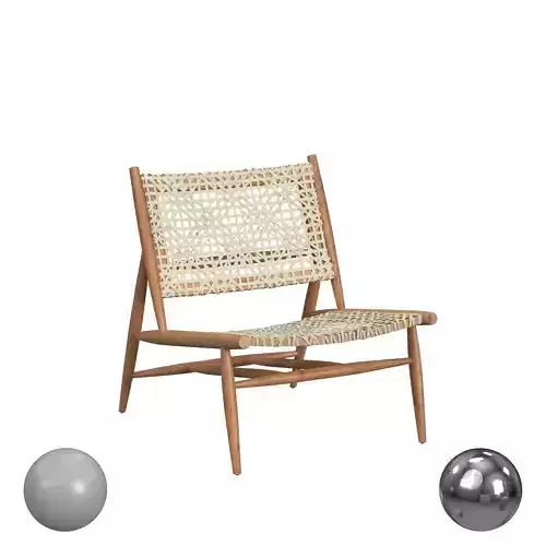 Safavieh Bandelier Leather Weave Accent Chair