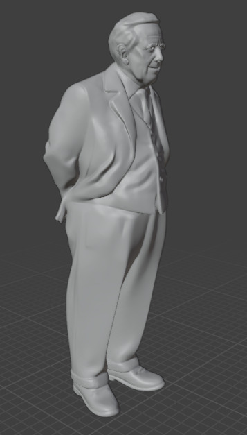 Jrr Tolkien 3D print model_14