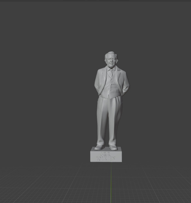 Jrr Tolkien 3D print model_1