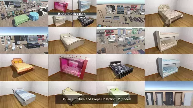 House Furniture and Props Collection 