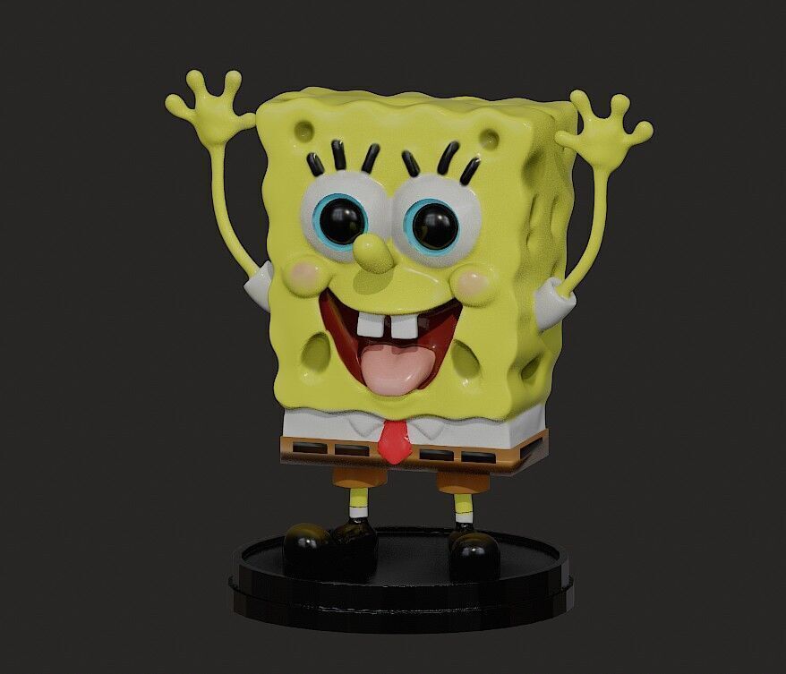 SPONGEBOB COLLECTION STL FILES AND Pre-support Lychee 3D print model_6