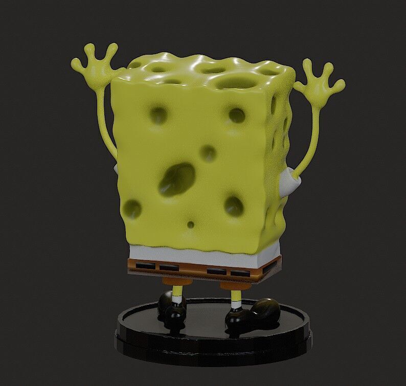 SPONGEBOB COLLECTION STL FILES AND Pre-support Lychee 3D print model_7