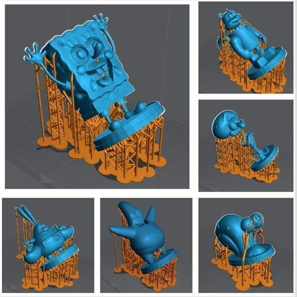 SPONGEBOB COLLECTION STL FILES AND Pre-support Lychee 3D print model_4