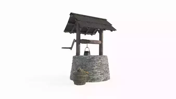 Ancient building water well