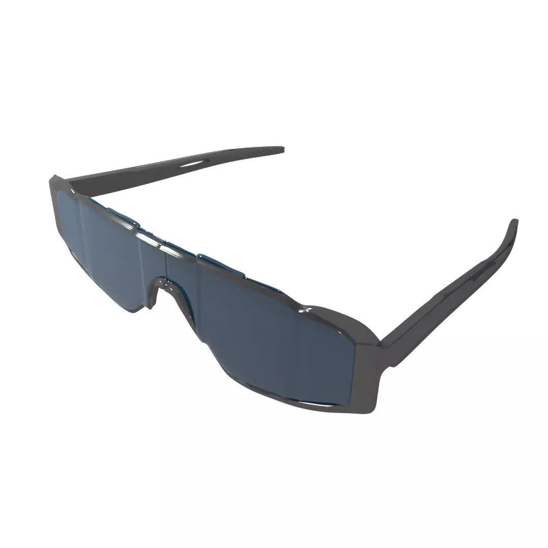 Futuristic Sports Sunglasses 3D Model Free 3D model