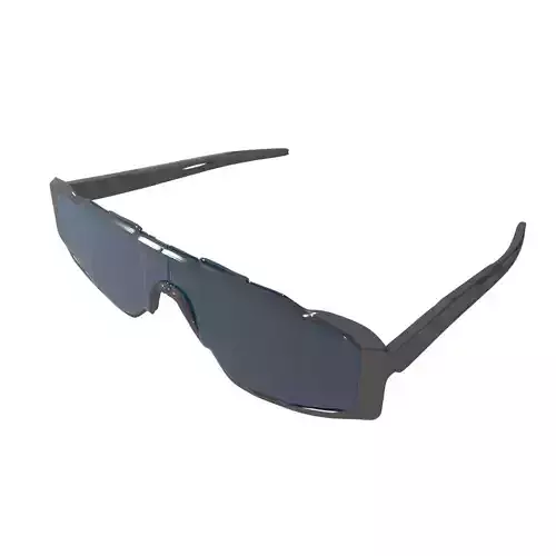 Futuristic Sports Sunglasses 3D Model 