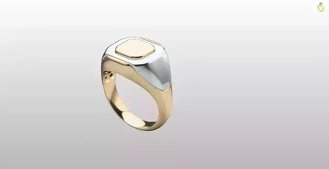 Premium Gold Ring Model M1