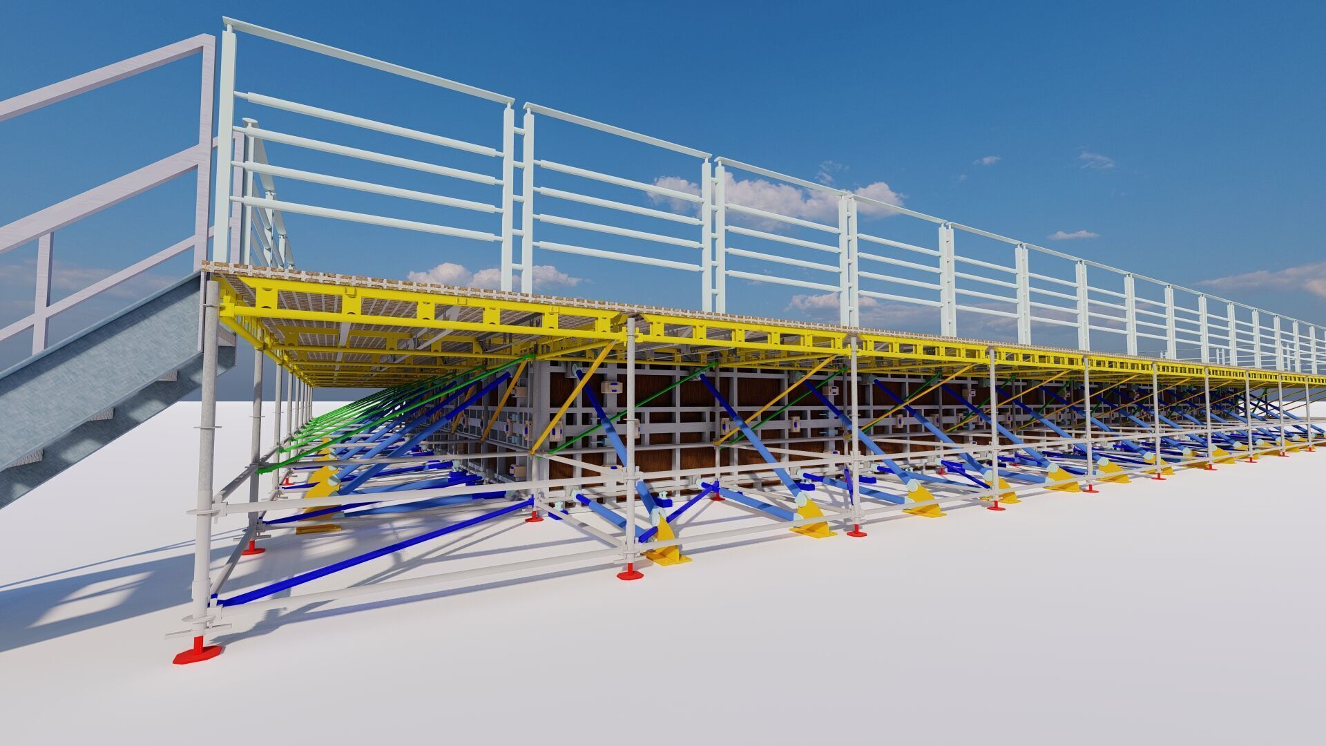 Swimming pool 3D model_12