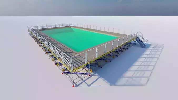 Swimming pool 3D model