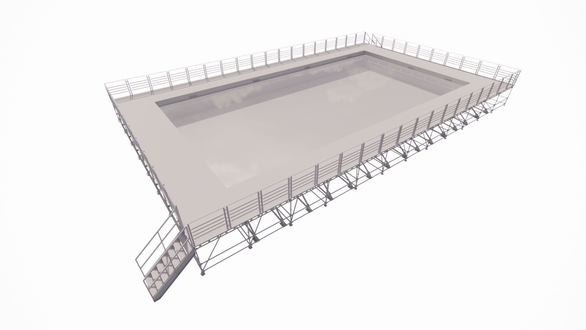 Swimming pool 3D model_21