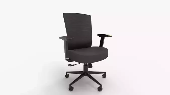Global Industries Heavy Duty Mesh Back Office Chair in Black