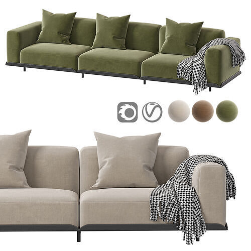 Arflex Claudine L Sofa 3D model