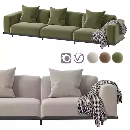 Arflex Claudine L Sofa 3D model