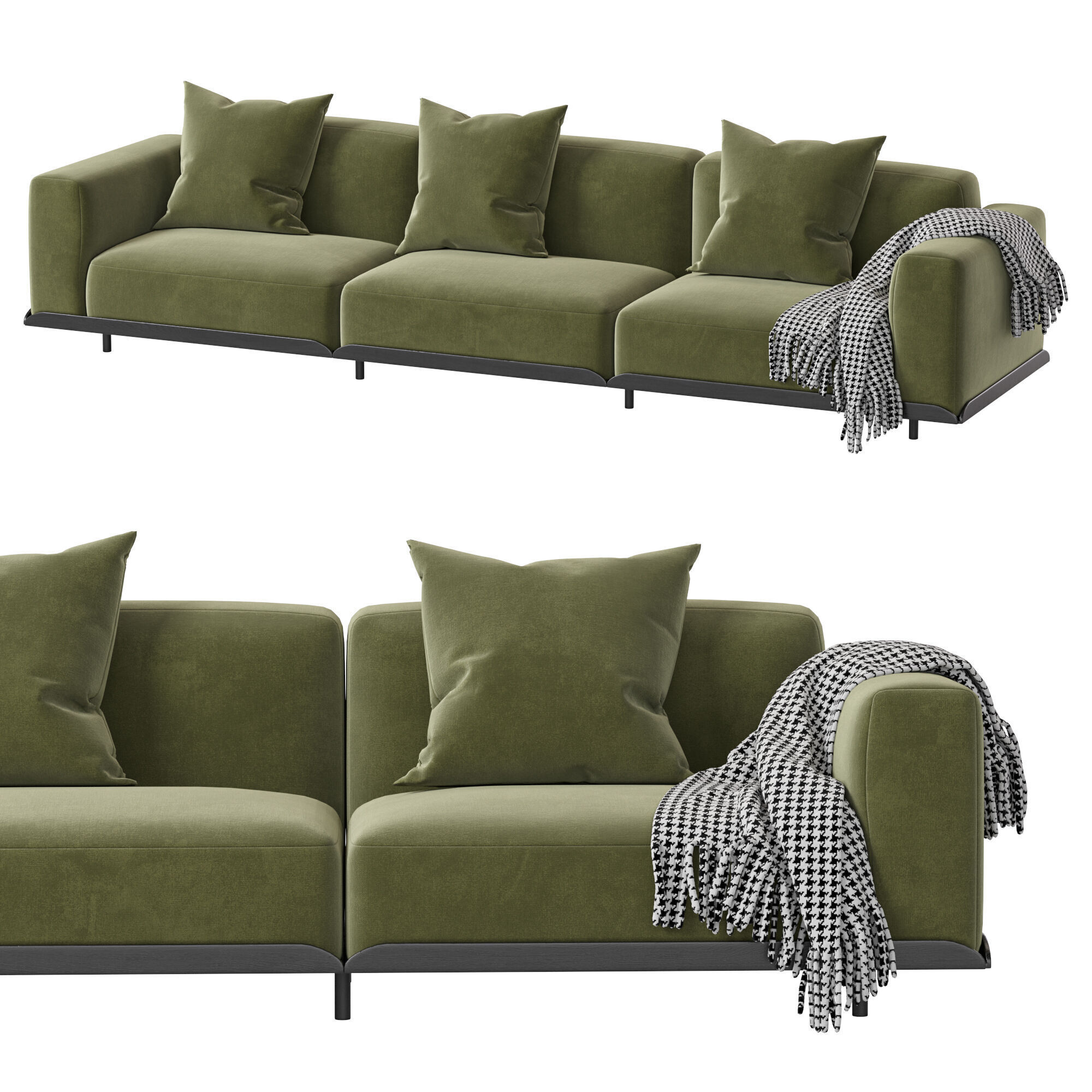 Arflex Claudine L Sofa 3D model_4