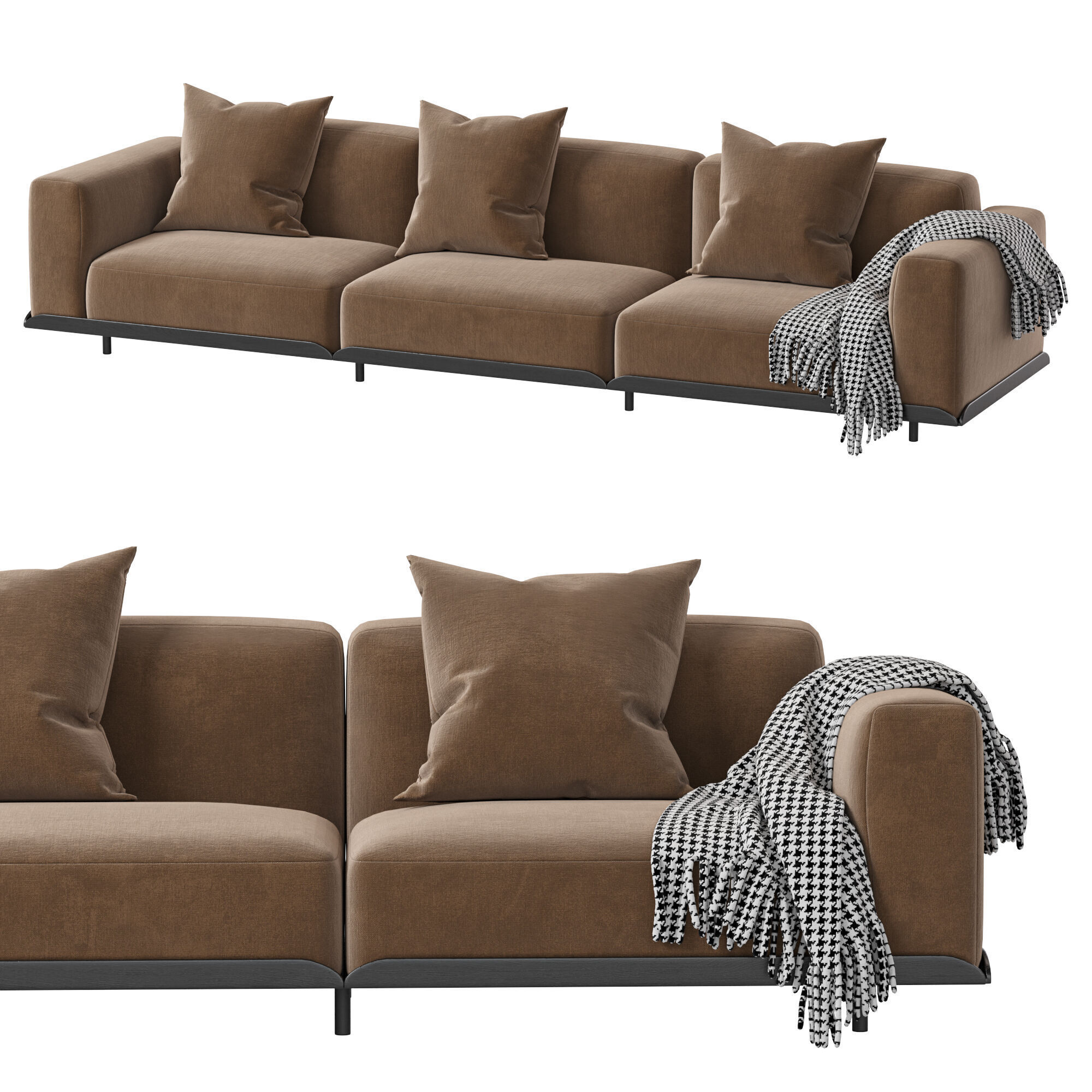 Arflex Claudine L Sofa 3D model_3