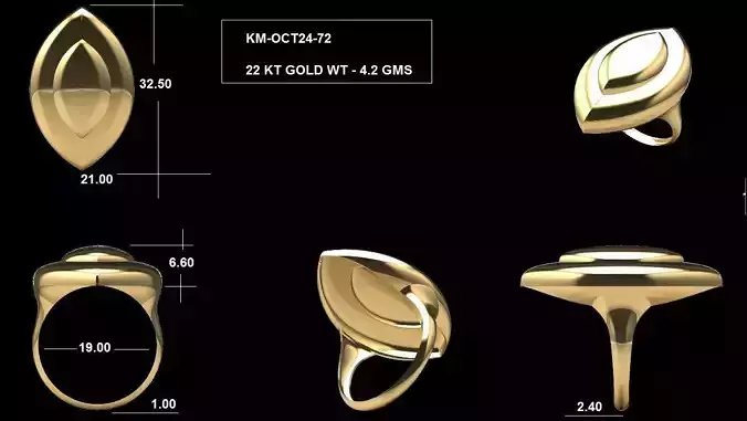 Turkish Ladies Ring 26 Lot 2