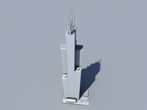 Sears Tower 3D model_11