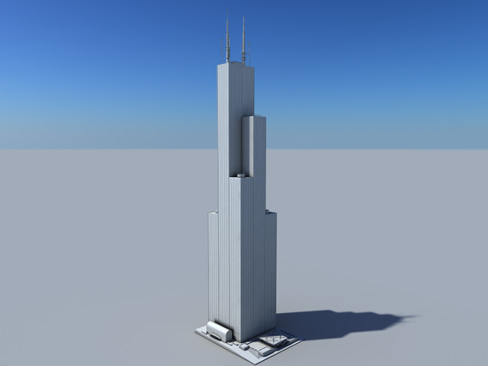 Sears Tower 3D model_7
