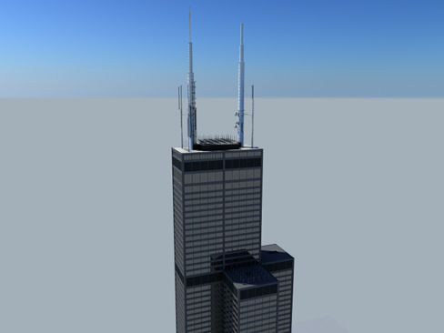 Sears Tower 3D model_3