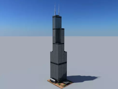 Sears Tower 3D model_0