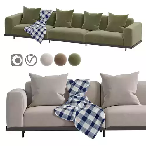 Arflex Claudine L Sofa 3D model