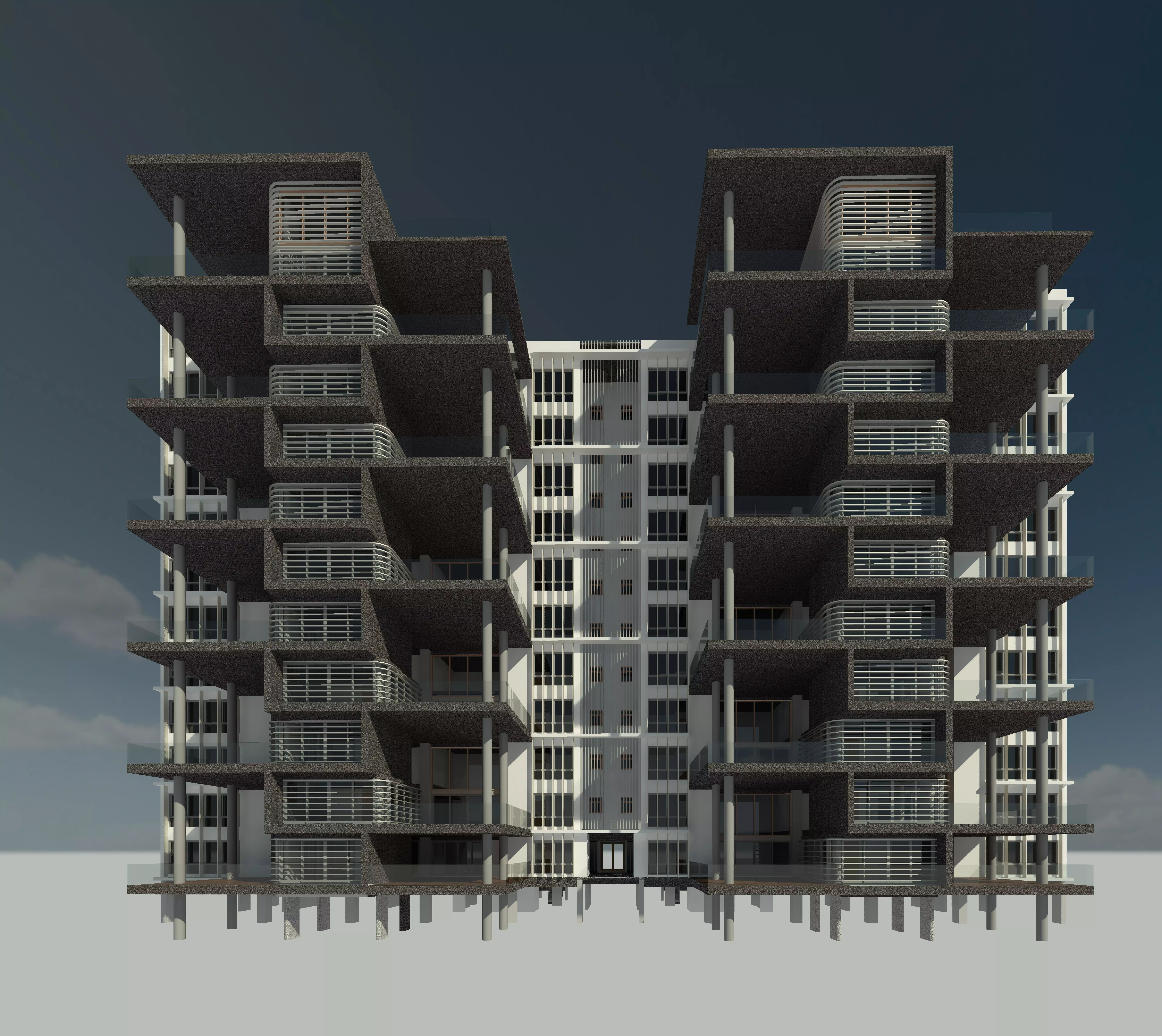 Revit Residential building 3D model Volume02 3D model 3D model_1