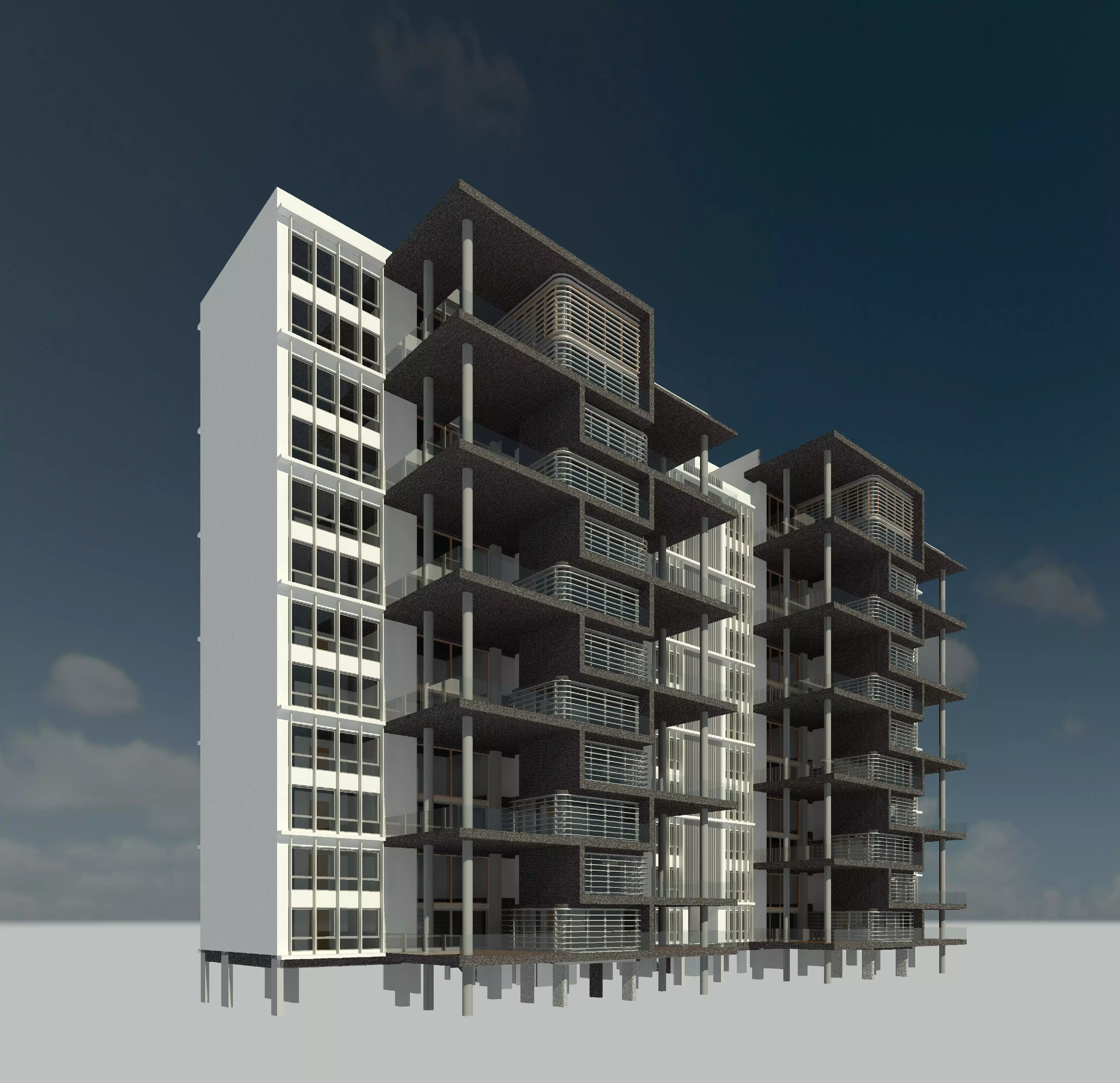 Revit Residential building 3D model Volume02 3D model 3D model_0