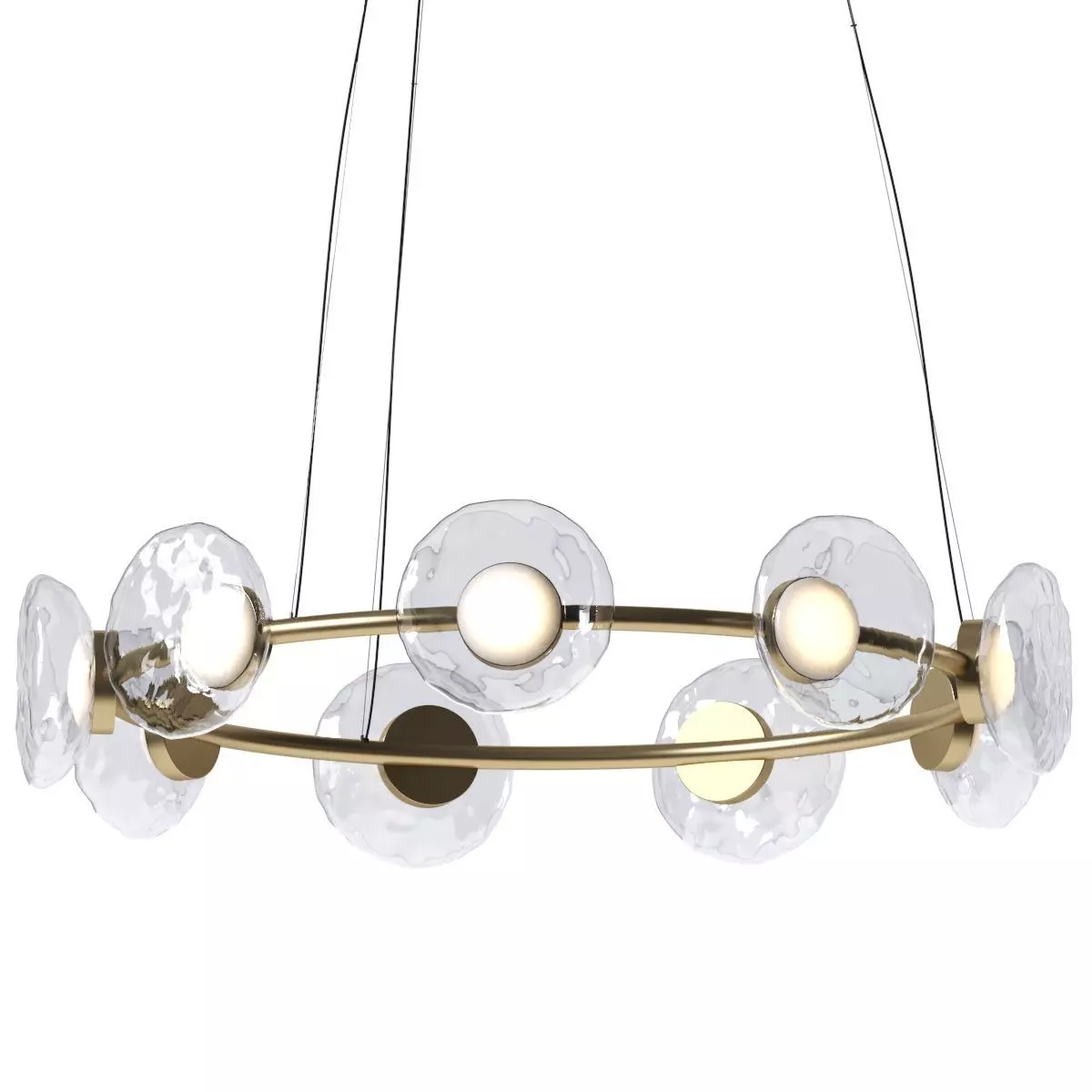 Ceto Circlet Chandelier - Monologue London 3D model_0