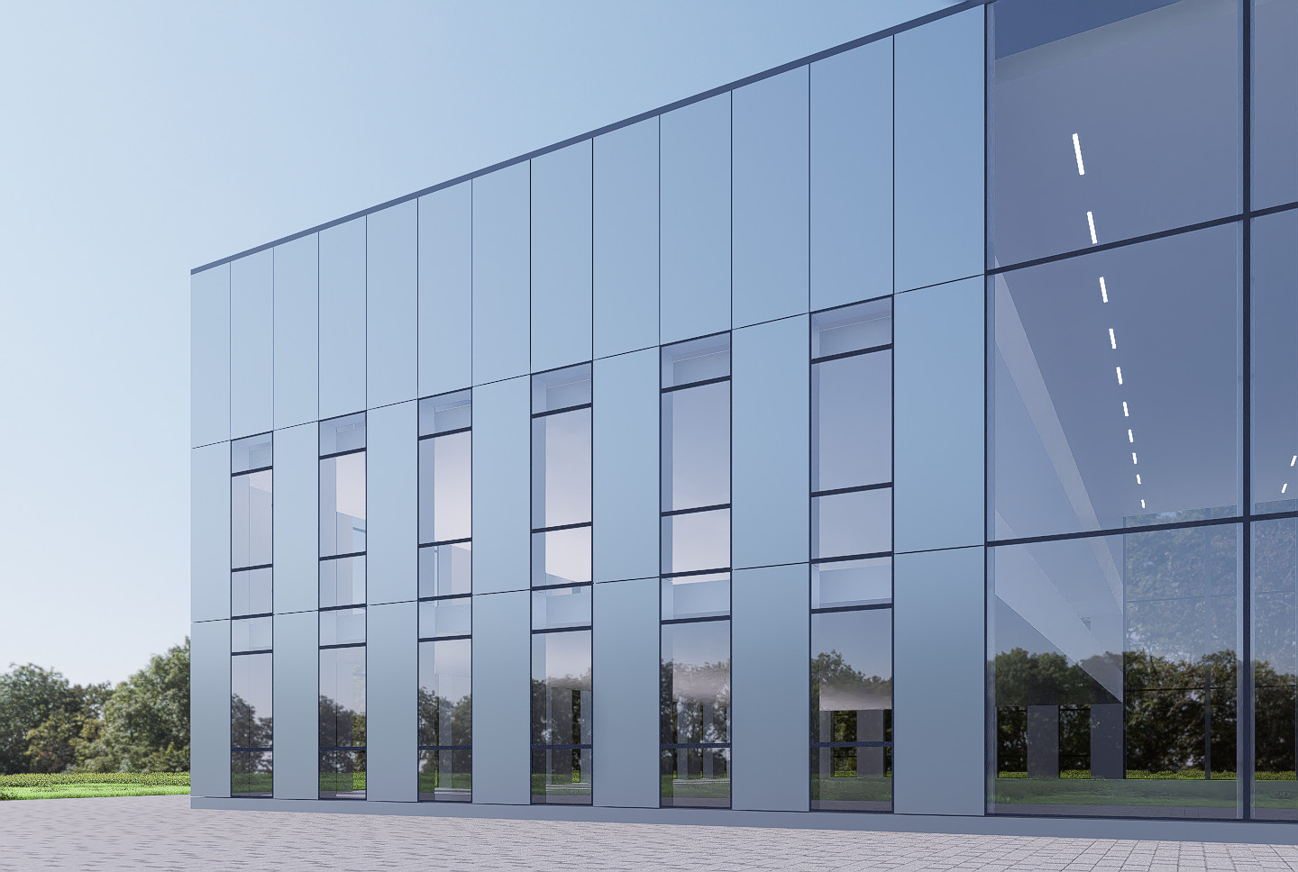 art gallery Low-poly 3D model_1