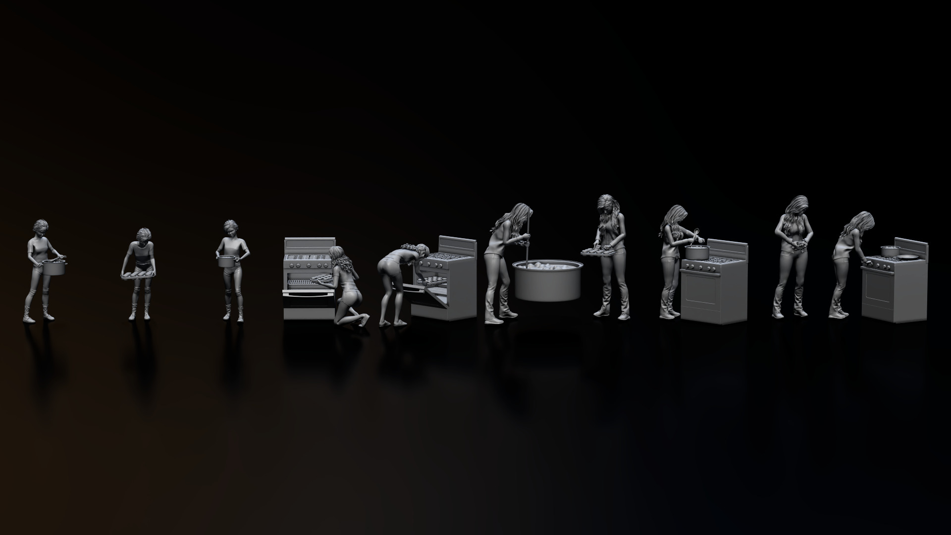 HD People 35 Cooking 3D model_5